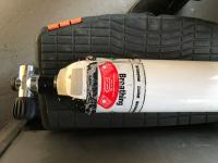 Rebreather 3 liter diluent cylinder