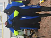 Ladies ScubaPro 2 Piece Wetsuit(M), Boots + Gloves