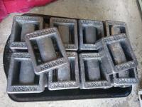 Lead weight blocks 2kg