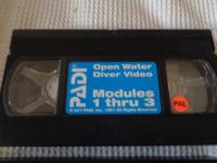 Padi Learn to Dive Videos x 2 for Sale