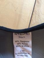 Scubapro Sleeveless Vest, Size L