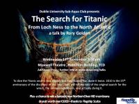 Talks Trinity college 2. The Search for Titanic