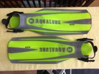 Aqualung blade Fin - green/yellow off Muglins