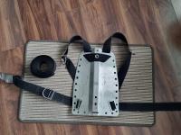 stainless steel back plate + new Webbing