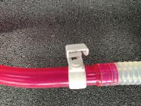 Tusa snorkel: wave guard, purge valve, click on