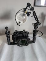 Canon G7X Mark III, Fantasea Housing  + Strobe 