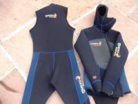 Mares Thermic wet suit  14 mm two part