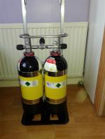 Twinset 10 liters Faber 232 bar